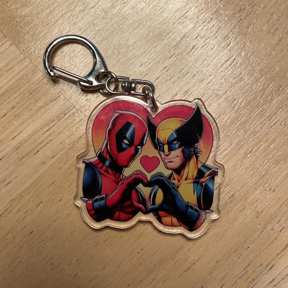 Deadpool and Wolverine Acrylic Keychain
